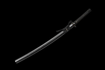 The Kogetsu seiken Handmade Katana Clay Tempered T10 Steel Unokubi-Zukuri